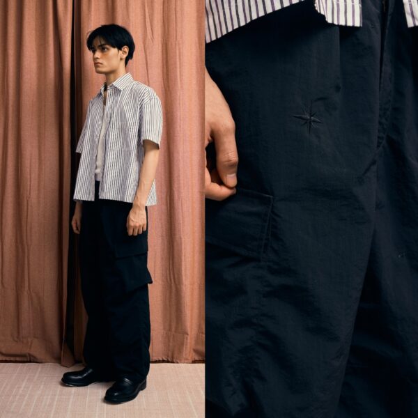 INTERFVCE CARGO PANT BLACK
