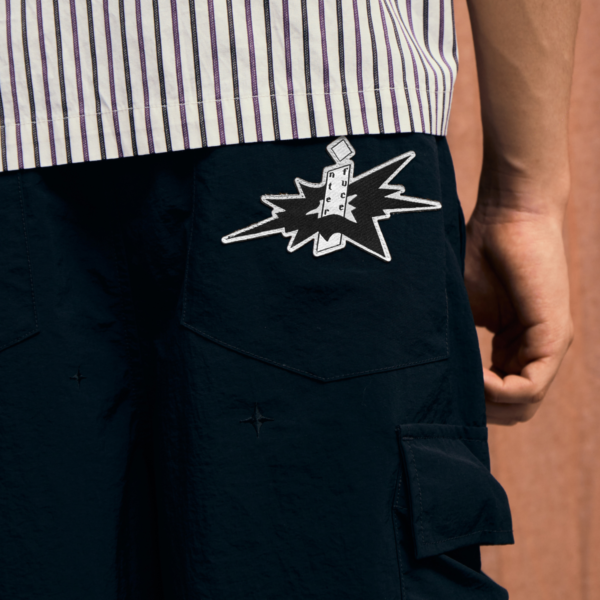 INTERFVCE CARGO PANT BLACK - Image 3