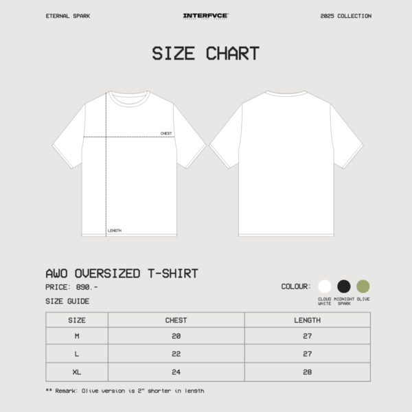 INTERFVCE AWO OVERSIZED T-SHIRT MIDNIGHT SPARK - Image 5